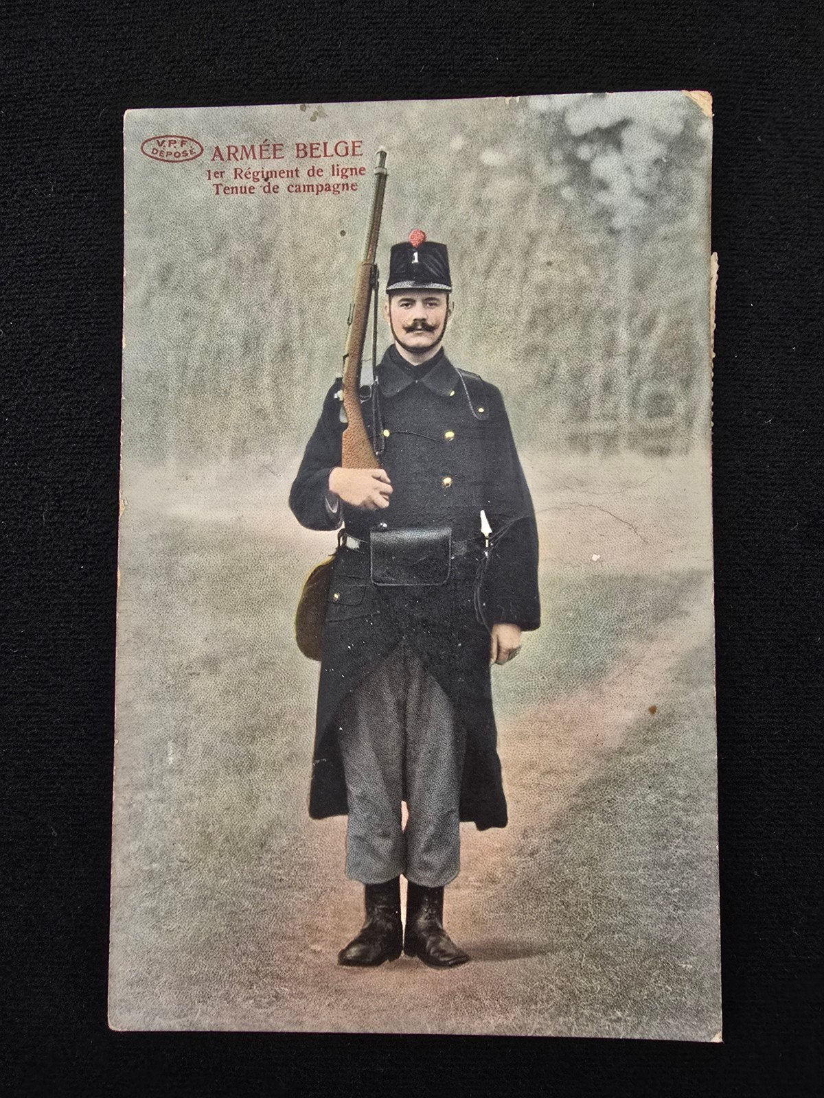 Photo 1914 soldat belge armée régiment Infanterie Belgique, Enlèvement ou Envoi