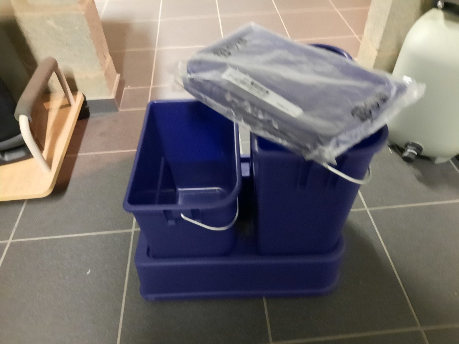 Keukenvuilbak inbouw, Ophalen