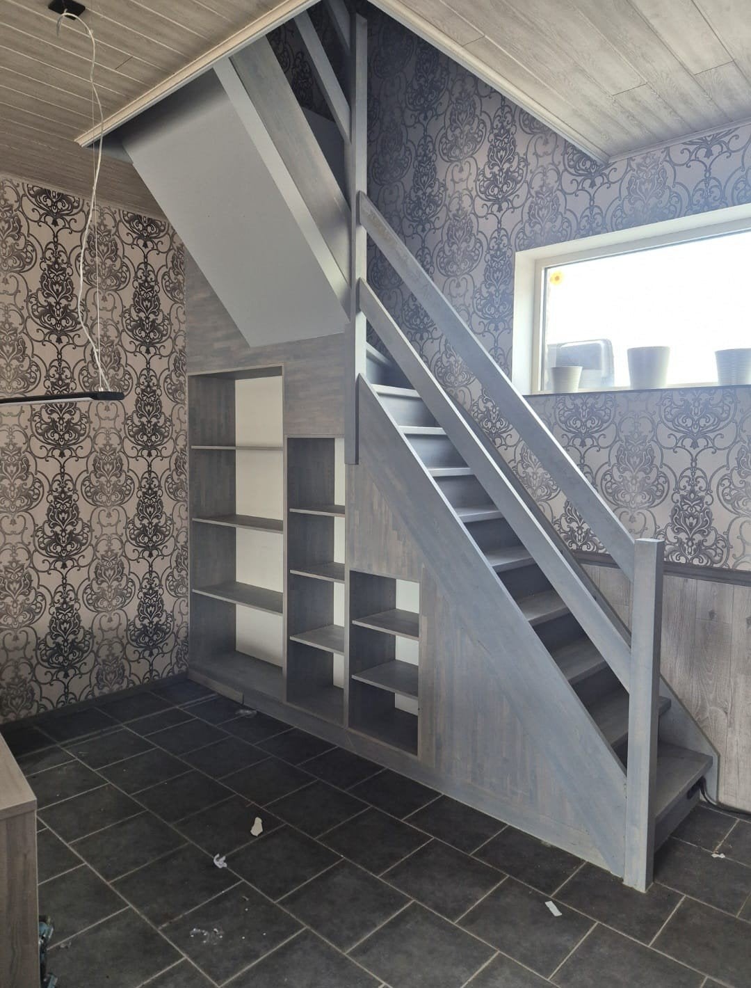 Houten trap, Immo