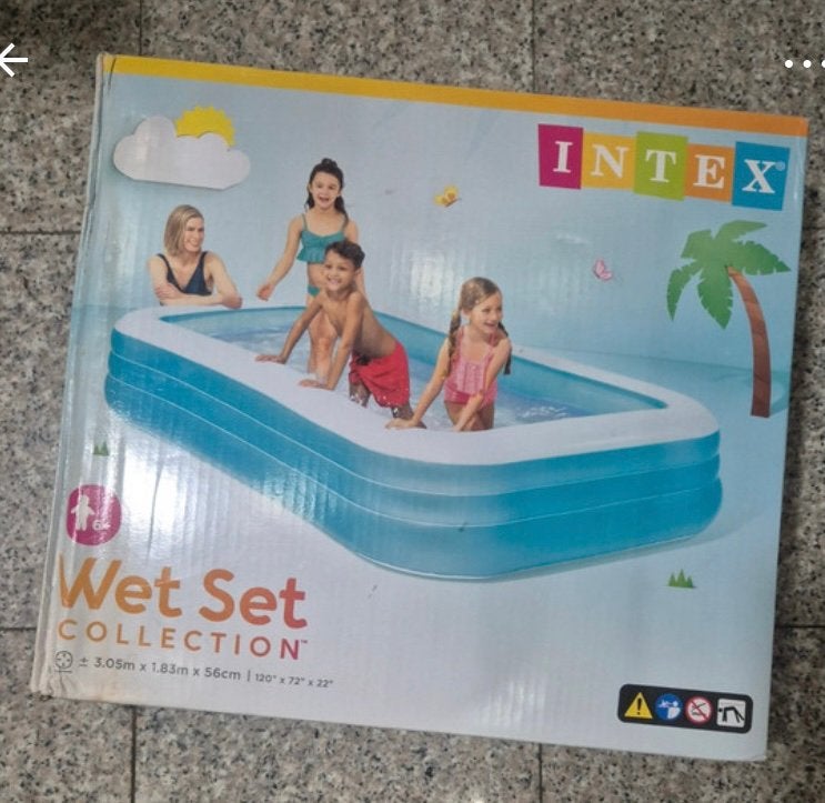Intex opblaasbaar zwembad 305x183x56cm, Tuin en Terras, Zwembaden, Minder dan 80 cm, Opblaaszwembad, Ophalen of Verzenden, 200 tot 400 cm