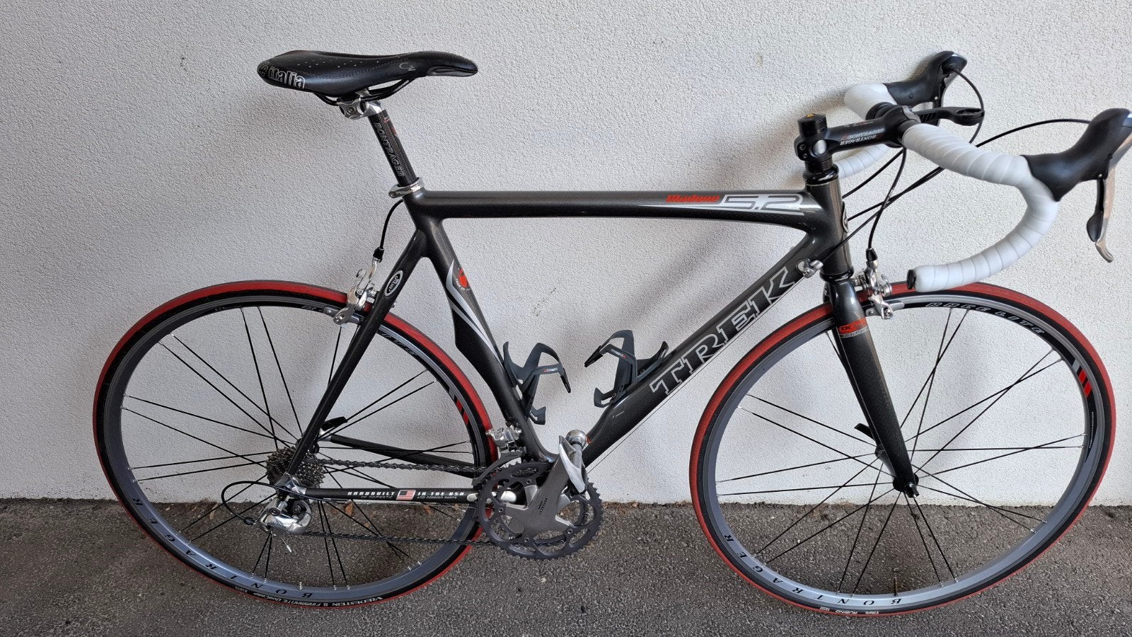 Trek Madone 5.2 Full Carbon als nieuw, maat 56, Fietsen en Brommers, Ophalen, Carbon