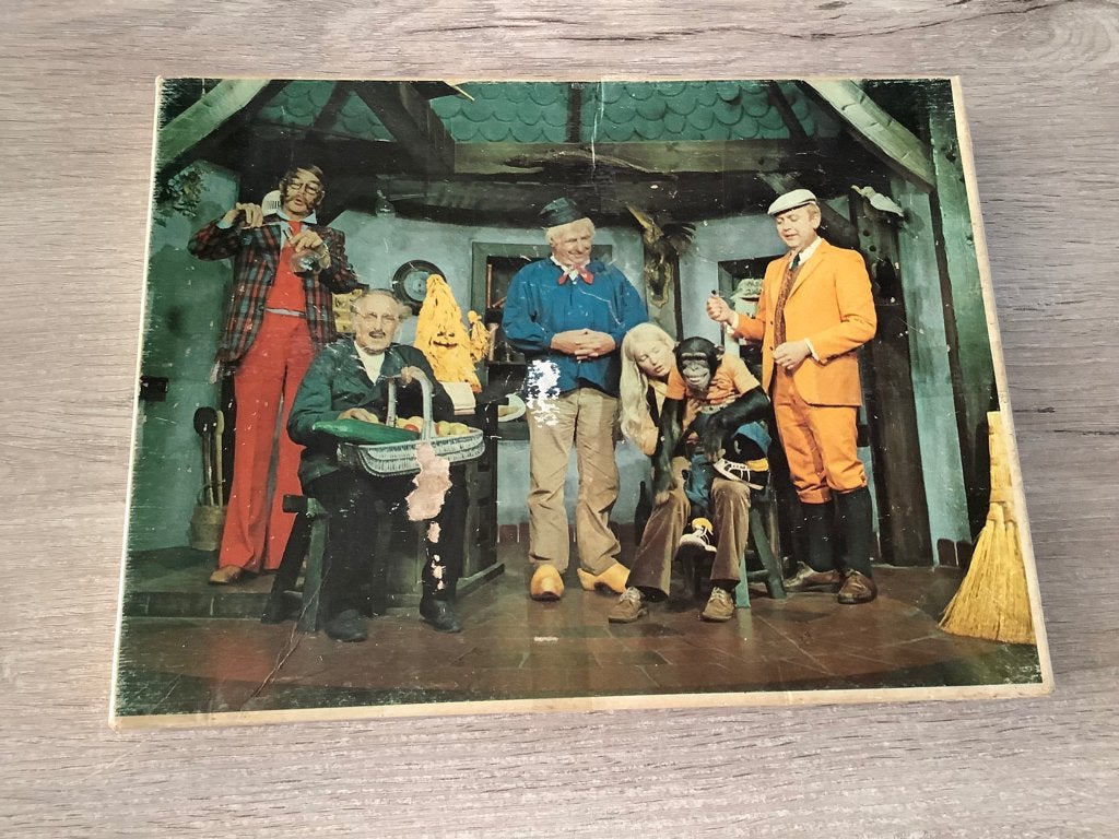Efteling Tita Tovenaar vintage puzzle (1972), Verzamelen, Ophalen of Verzenden, Gebruikt, Tv, Overige typen