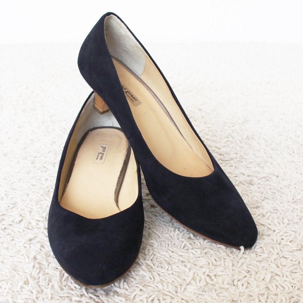 Zeer Mooie Suede Paul Green Pumps (Maat 7/40½) s13 € 60,-, Pumps, Zwart, Ophalen of Verzenden, Zo goed als nieuw
