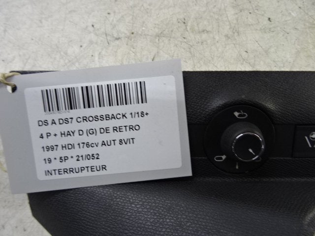 COMMUTATEUR DS DS 7 Crossback (01-2017/12-2022) (9817840980), Utilisé, Autres marques automobiles