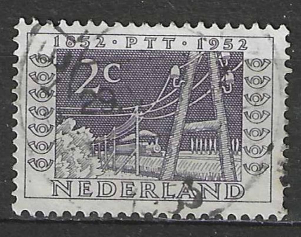 Pays-Bas 1952 - Yvert 578 - Exposition d'Utrecht (ST), Timbres & Monnaies, Timbres | Pays-Bas, Envoi, Affranchi