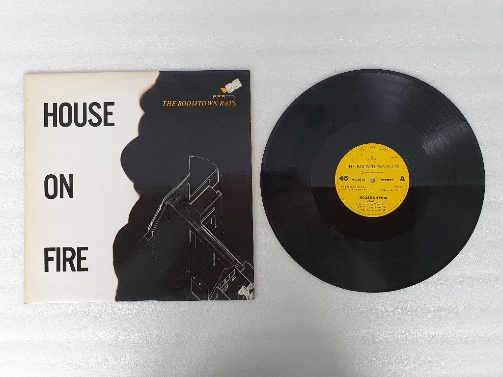 LP The Boomtown Rats - House on Fire, Ophalen of Verzenden, Gebruikt, 12 inch, LP