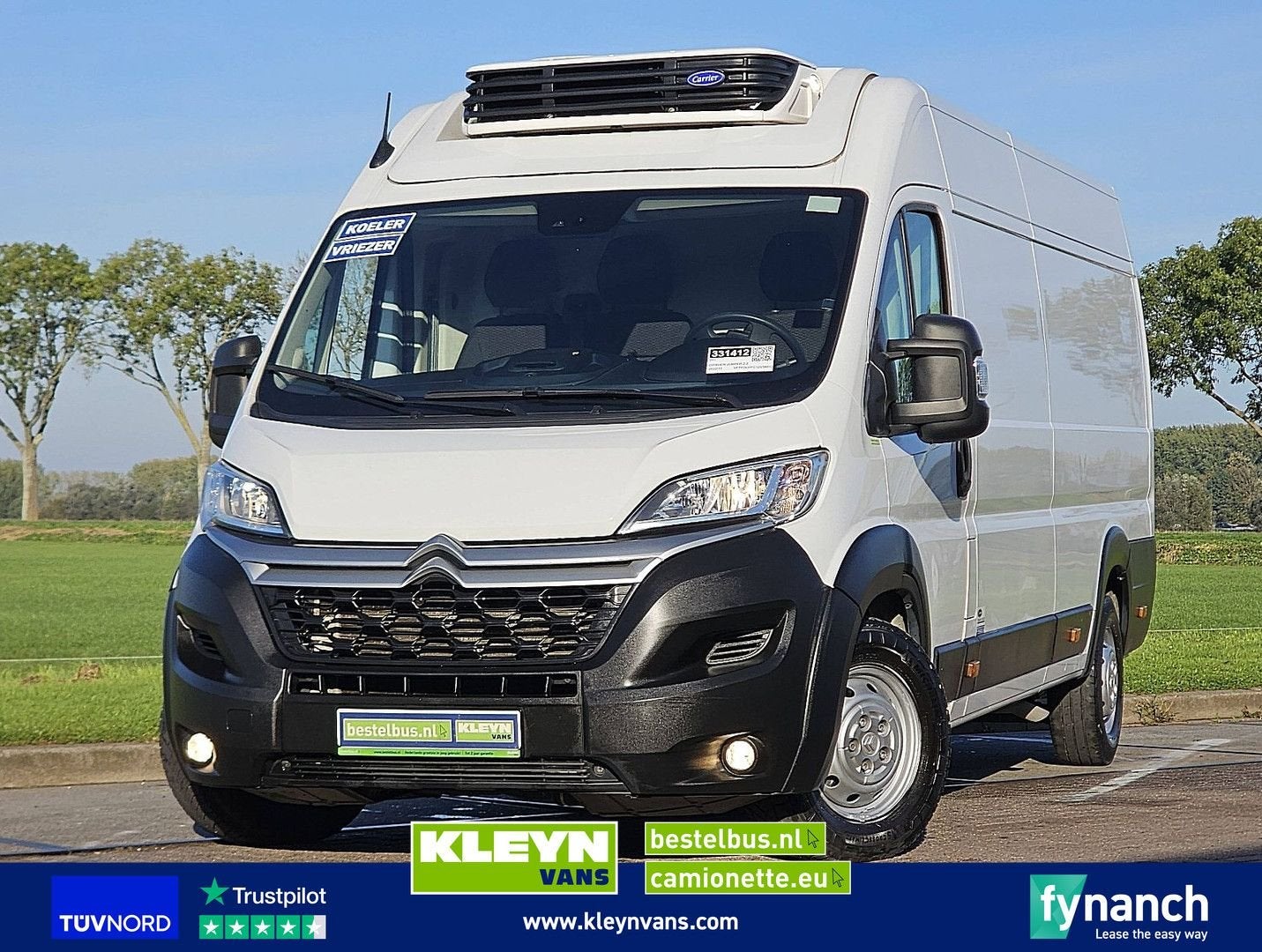 Citroën JUMPER 2.2 L4H2 Carrier FRIGO Koelwagen 1e Eigenaar, Autos, Achat, Entreprise, Citroën, Boîte manuelle