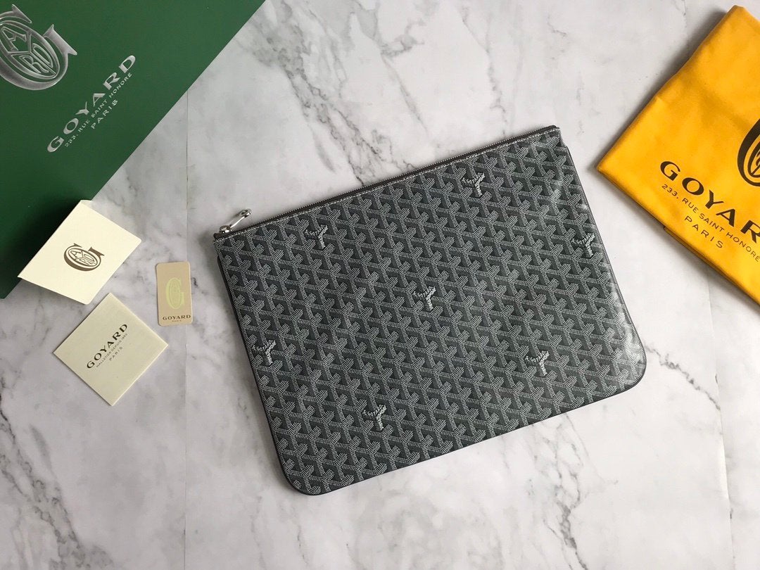 Pochette Goyard Senate M, Enlèvement ou Envoi, Neuf, Gris