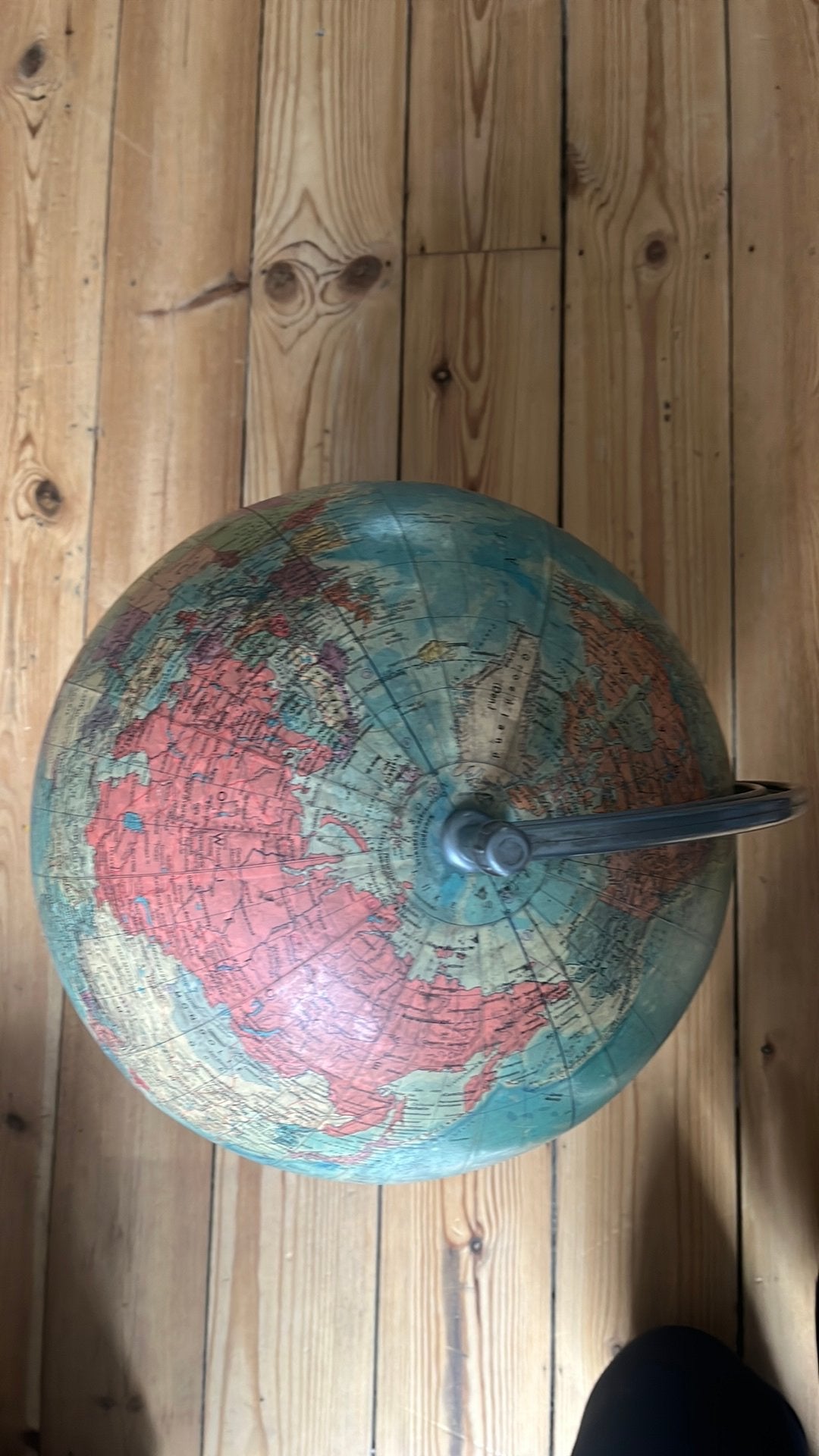 Globe terrestre, Huis en Inrichting, Ophalen, Draaibaar, Zo goed als nieuw