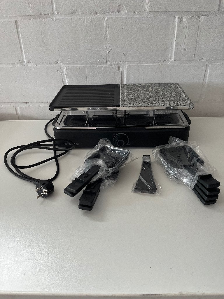 Steengrill raclette, Ophalen, Nieuw, 8 personen of meer