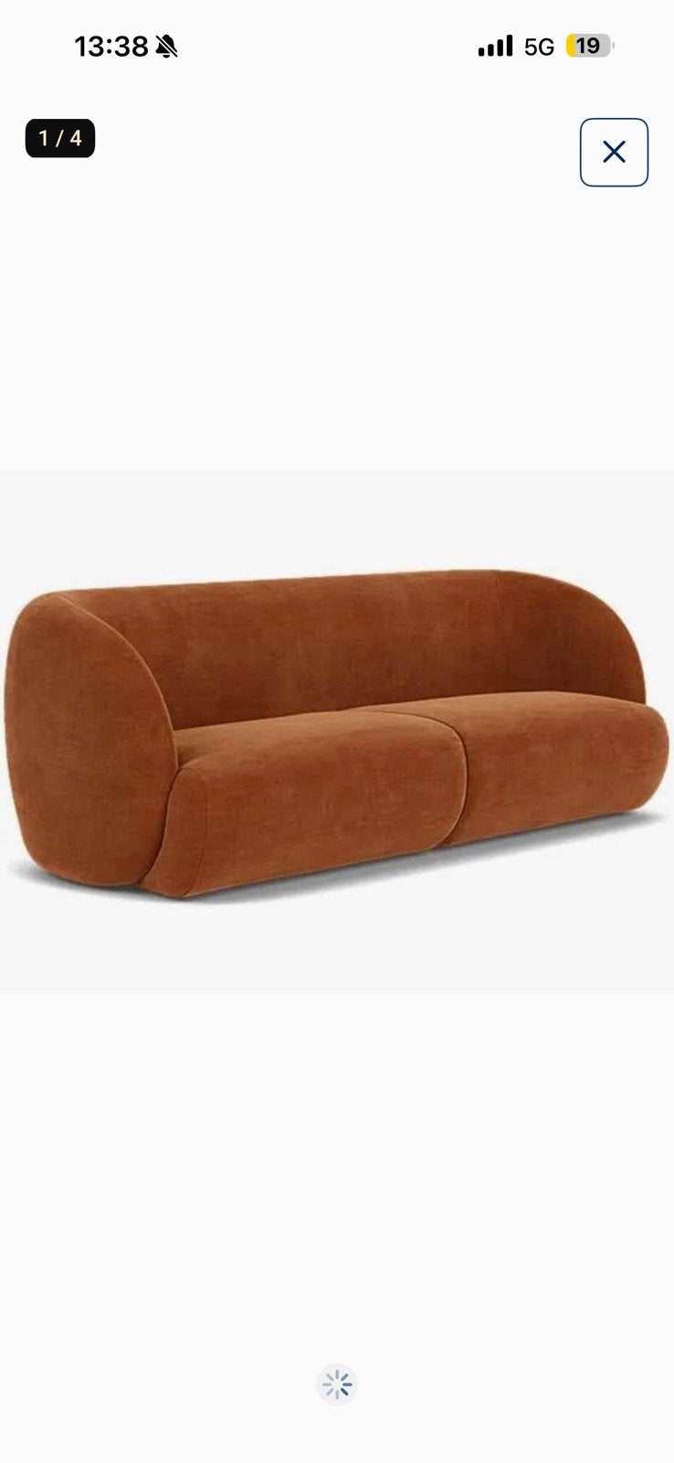 Zetel Paula rood sofacompany 3-zit, Huis en Inrichting, Ophalen, Rechte bank, Modern, 200 tot 250 cm