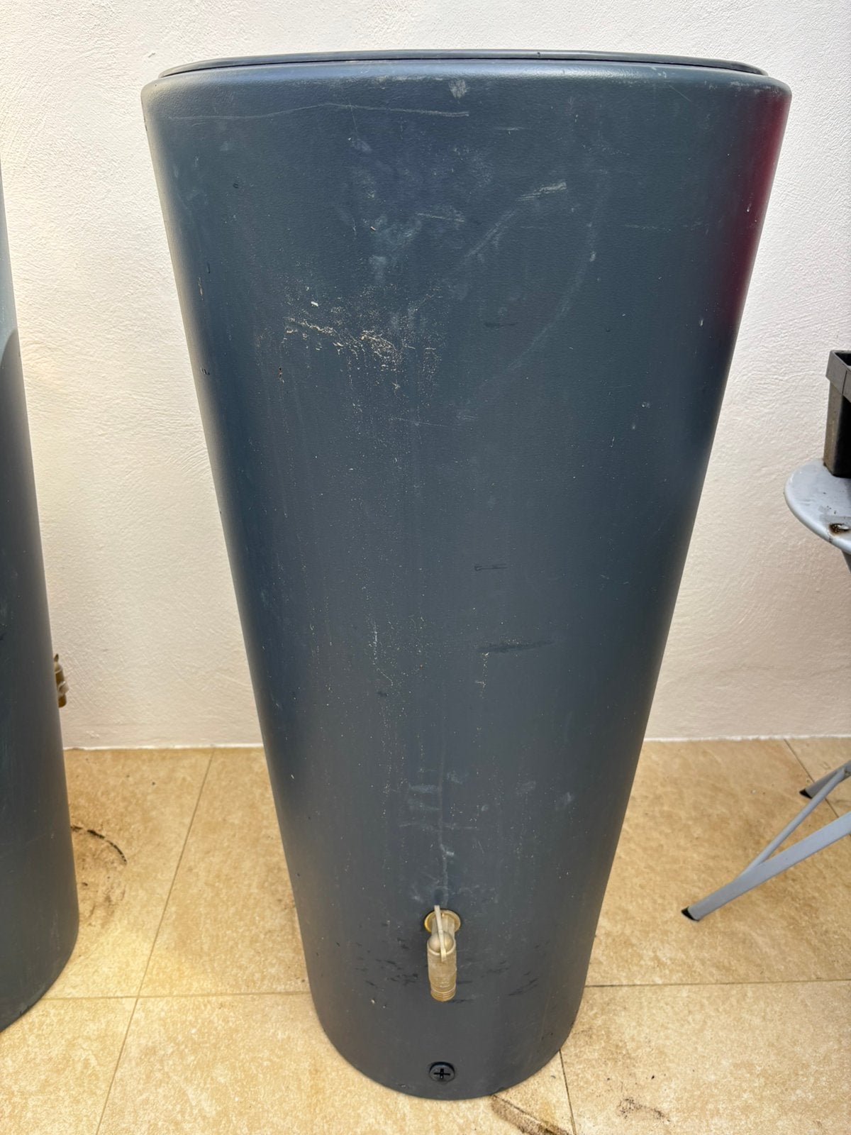 Regenton met geïntegreerde plantenbak - 240 liter, Tuin en Terras, Ophalen, Zo goed als nieuw, Kunststof