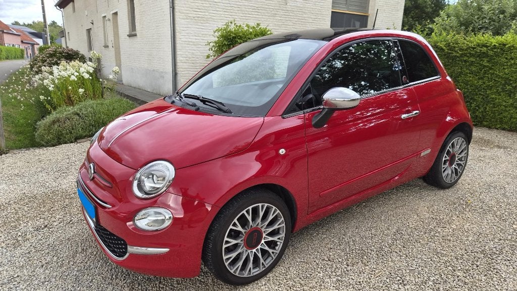 Fiat 500 1.0 Hybrid 70 MY21 RED, Auto's, Voorwielaandrijving, Stof, Euro 6, Panoramadak