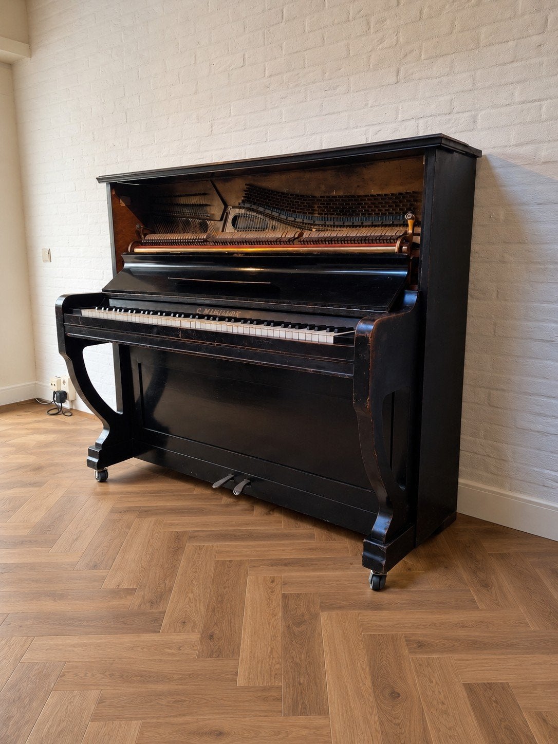 buffet piano, Musique & Instruments, Enlèvement, Utilisé, Noir, Piano