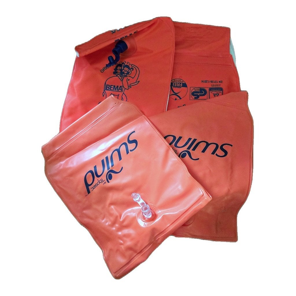Lot de brassards gonflables enfant - orange, Kinderen en Baby's, Speelgoed | Buiten | Opblaasfiguren, Ophalen, Gebruikt