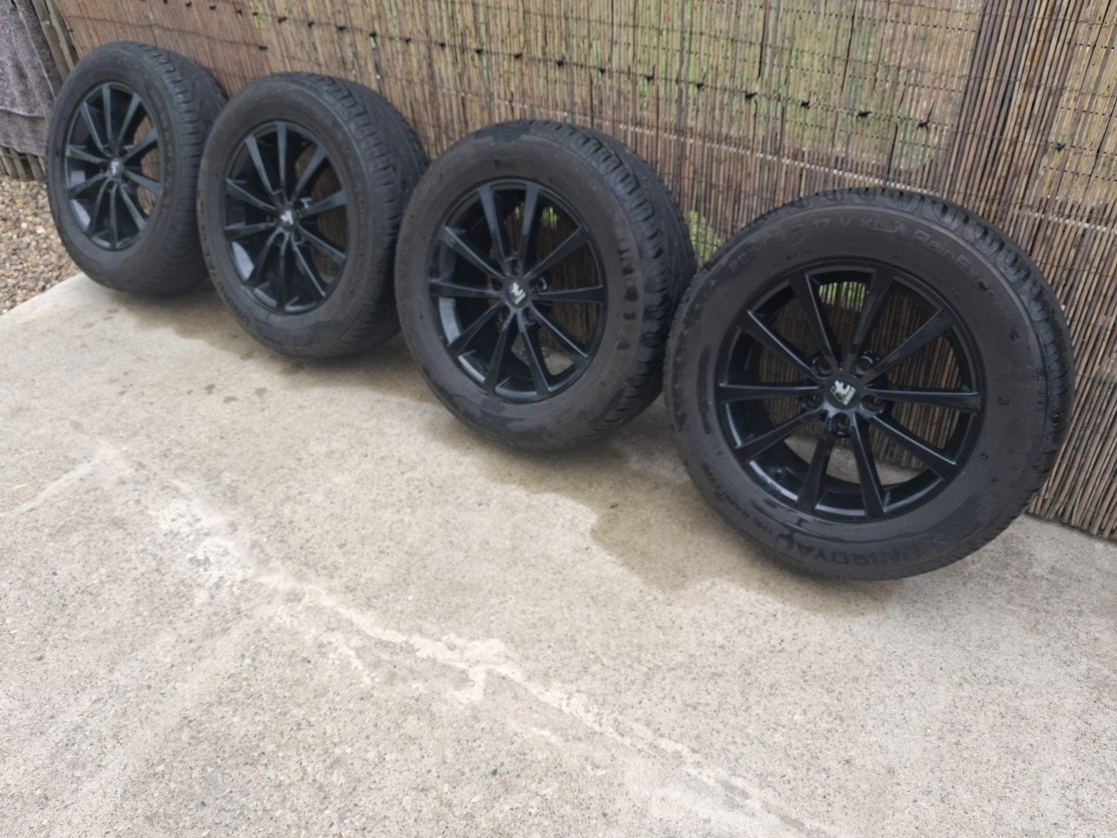 mooie set aluminium velgen 17inch, Auto-onderdelen, Ophalen, Band(en)