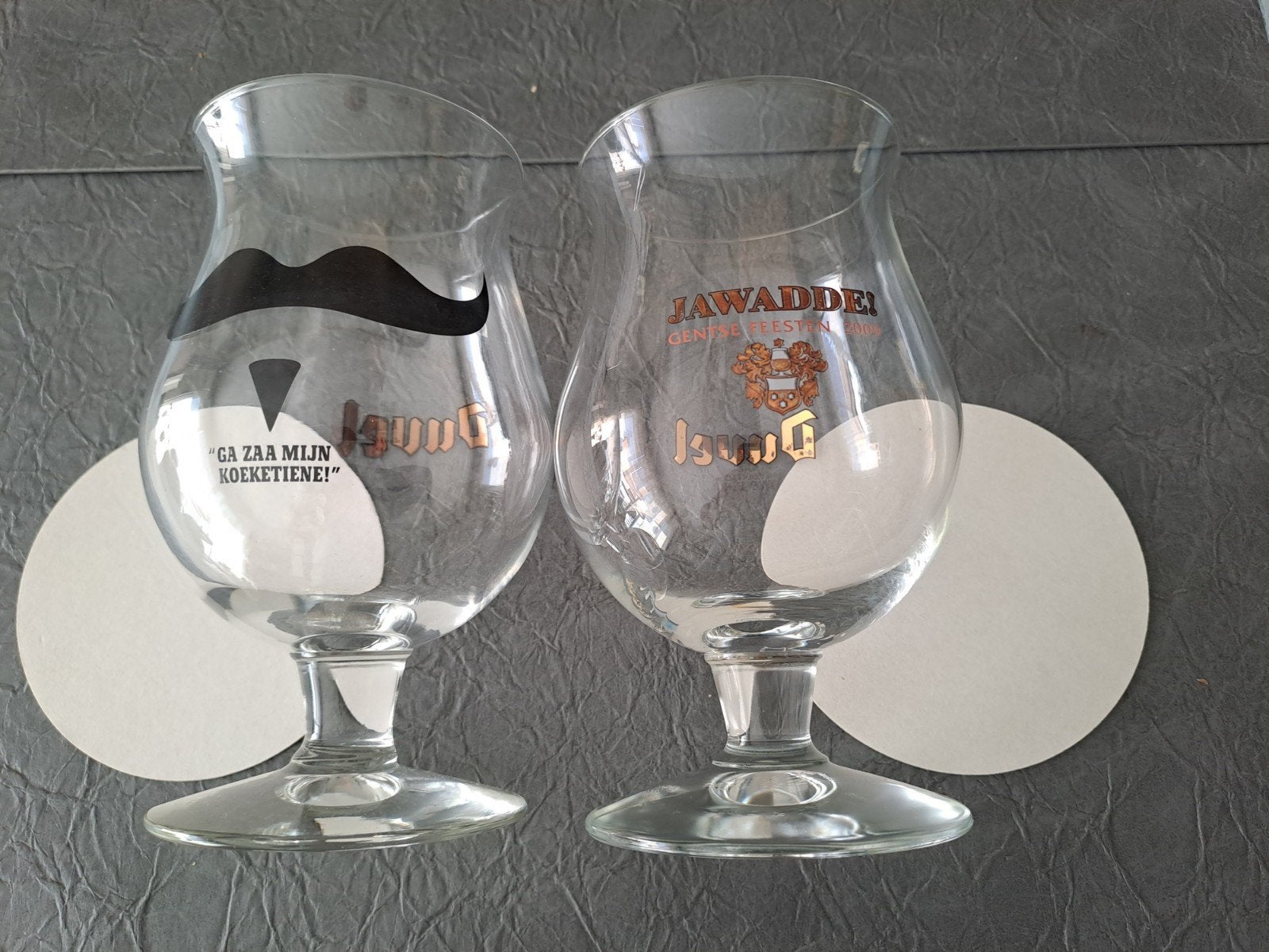 Duvel moortgat glazen 2x Gentse feesten, Verzamelen, Ophalen of Verzenden