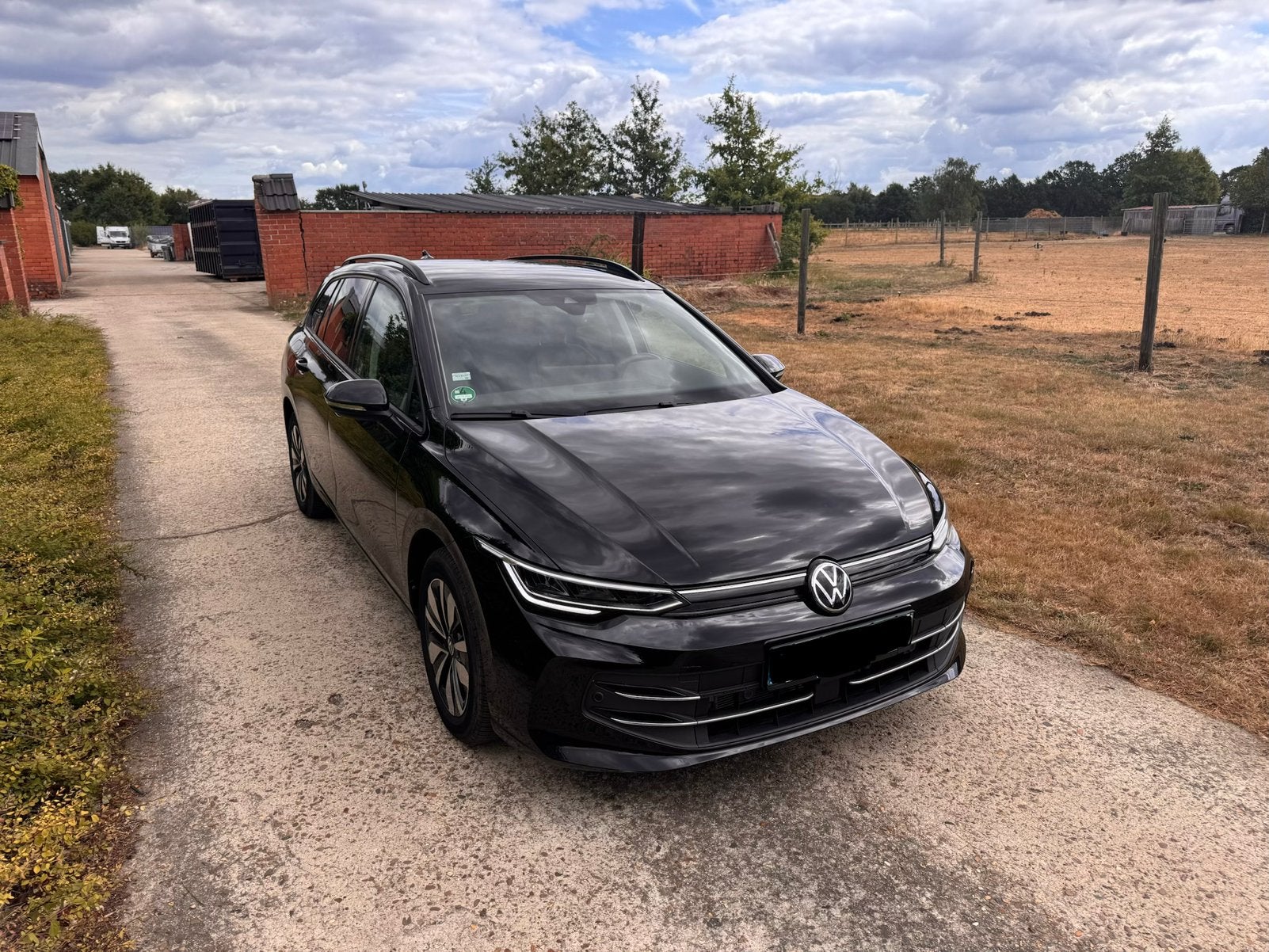 Volkswagen golf 8 variant 2025 bj. Automat, hybride 54.000, Auto's, Euro 6, Leder en Stof, Zwart, Adaptive Cruise Control