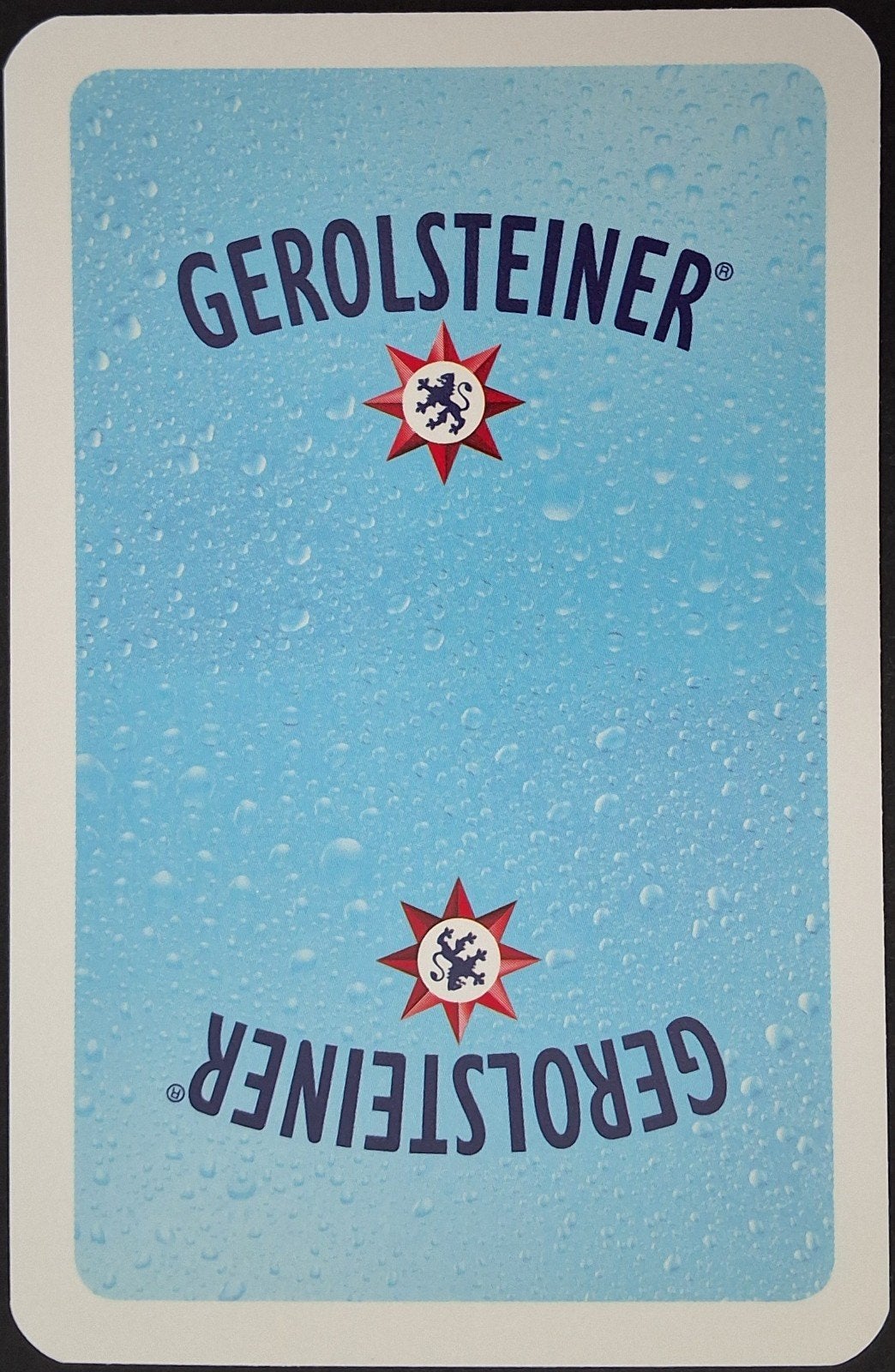 1 Speelkaart  Gerolsteiner, Verzamelen, Ophalen of Verzenden
