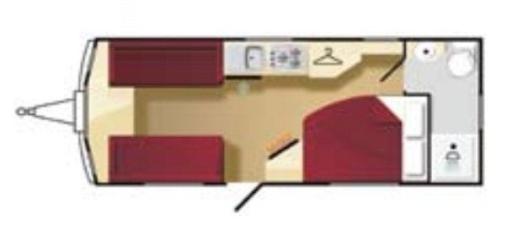 Elddis Odyssey 540, Caravans en Kamperen, Standaardzit, Elddis, 7 tot 8 meter, Schokbreker