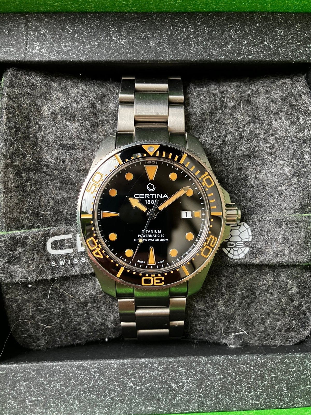 Certina DS Action Diver (ISO) Titanium Automatic, Overige merken, Overige materialen, Gebruikt, Polshorloge