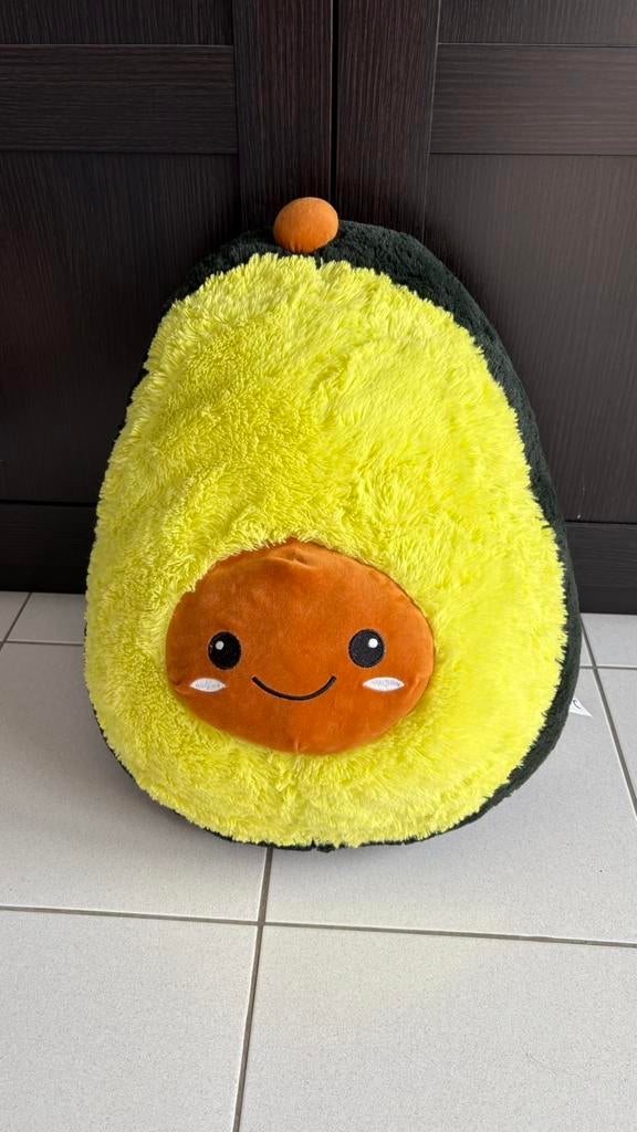 Grote knuffel  avocado 60 cm, Ophalen, Zo goed als nieuw