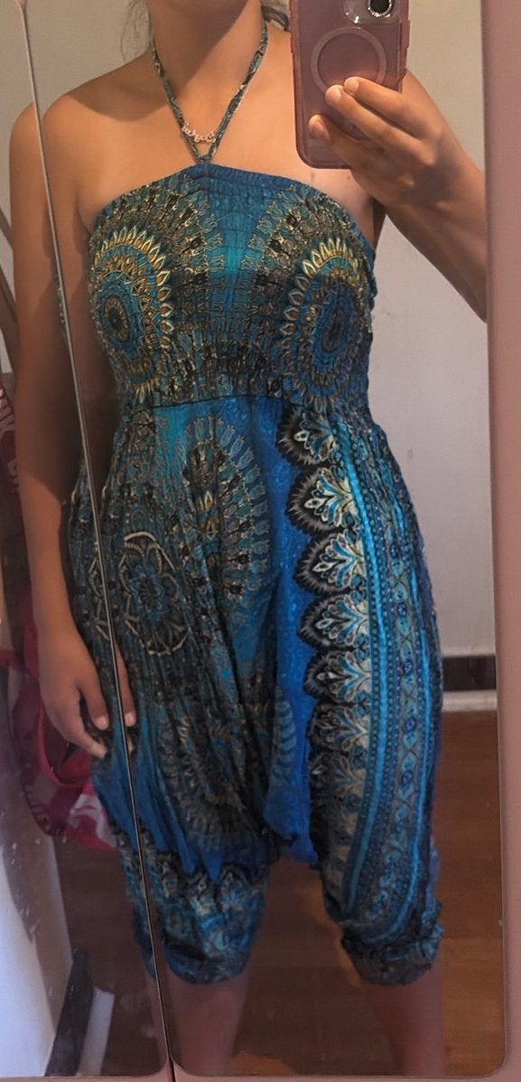 Jumpsuit, Kleding | Dames, Ophalen of Verzenden, Zo goed als nieuw, Maat 36 (S), Blauw