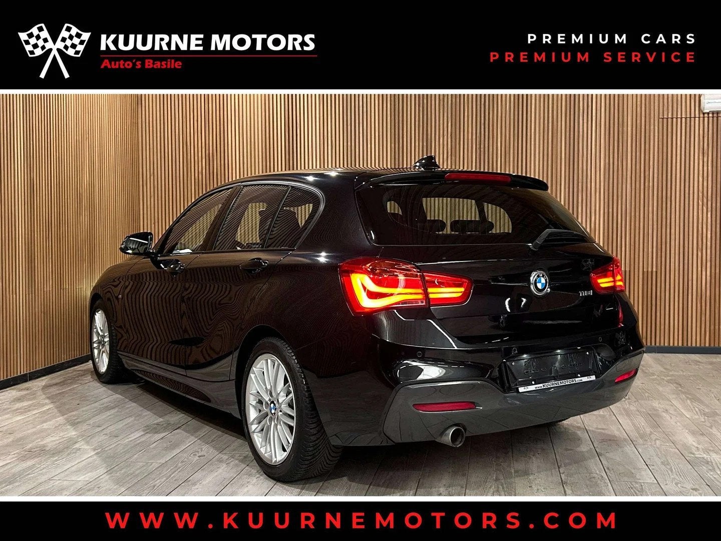 BMW 1 Serie 118 iA M Pack Alu17"/Led/Leder/VerwZet/Gps/Pdc/B, Auto's, 1940 kg, 1 Reeks, Gebruikt, 136 pk