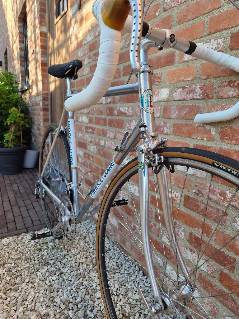 Vélo course France-Loire Vitus 979 — Campagnolo Super Record, 55 à 59 cm, Enlèvement ou Envoi, Frein sur jante, Années 60 ou plus récent