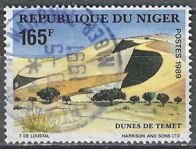 République du Niger 1989 - Yvert 779 - Temet Dunes (ST), Envoi, Affranchi