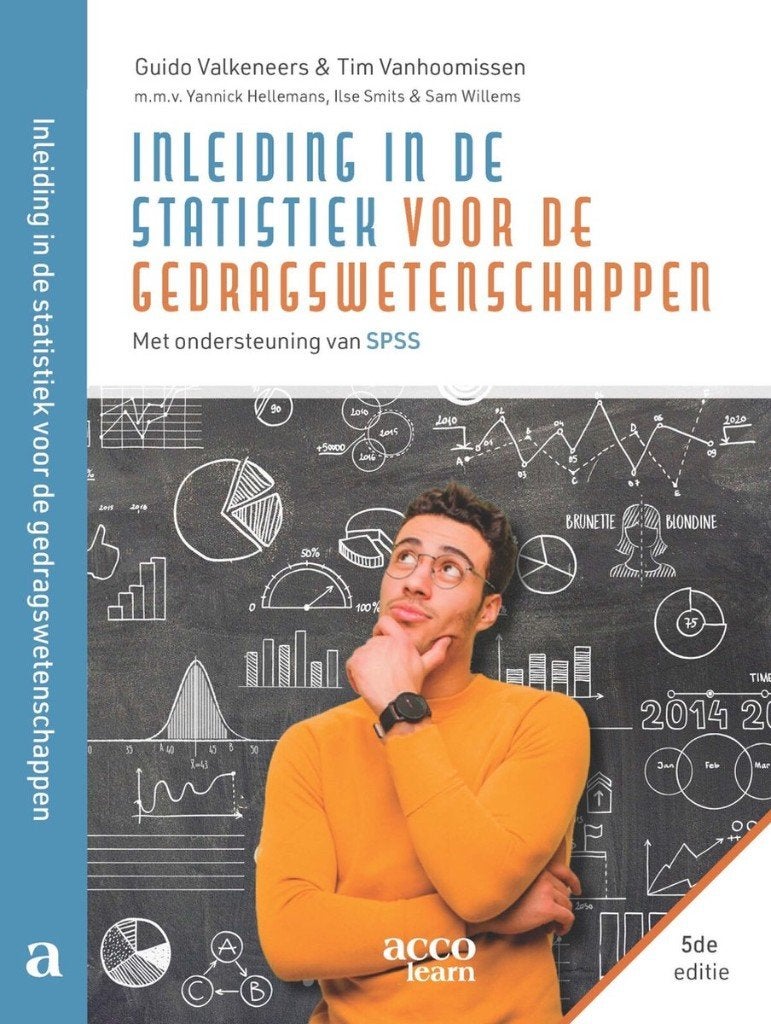 Inleiding in de statistiek voor gedragswetenschappen, Enlèvement, Comme neuf, Enseignement supérieur professionnel, Acco