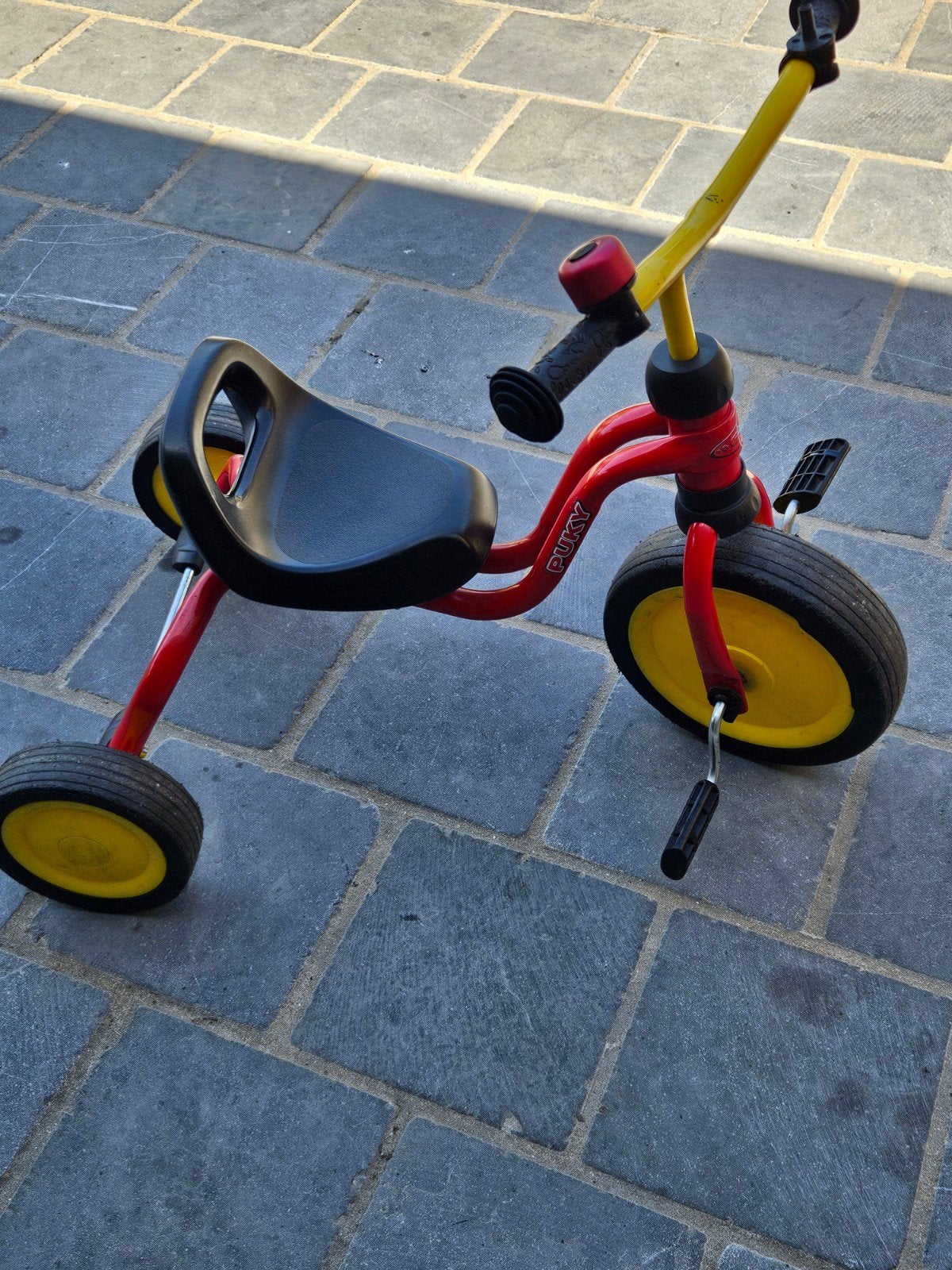 Kinderfietsje, Ophalen