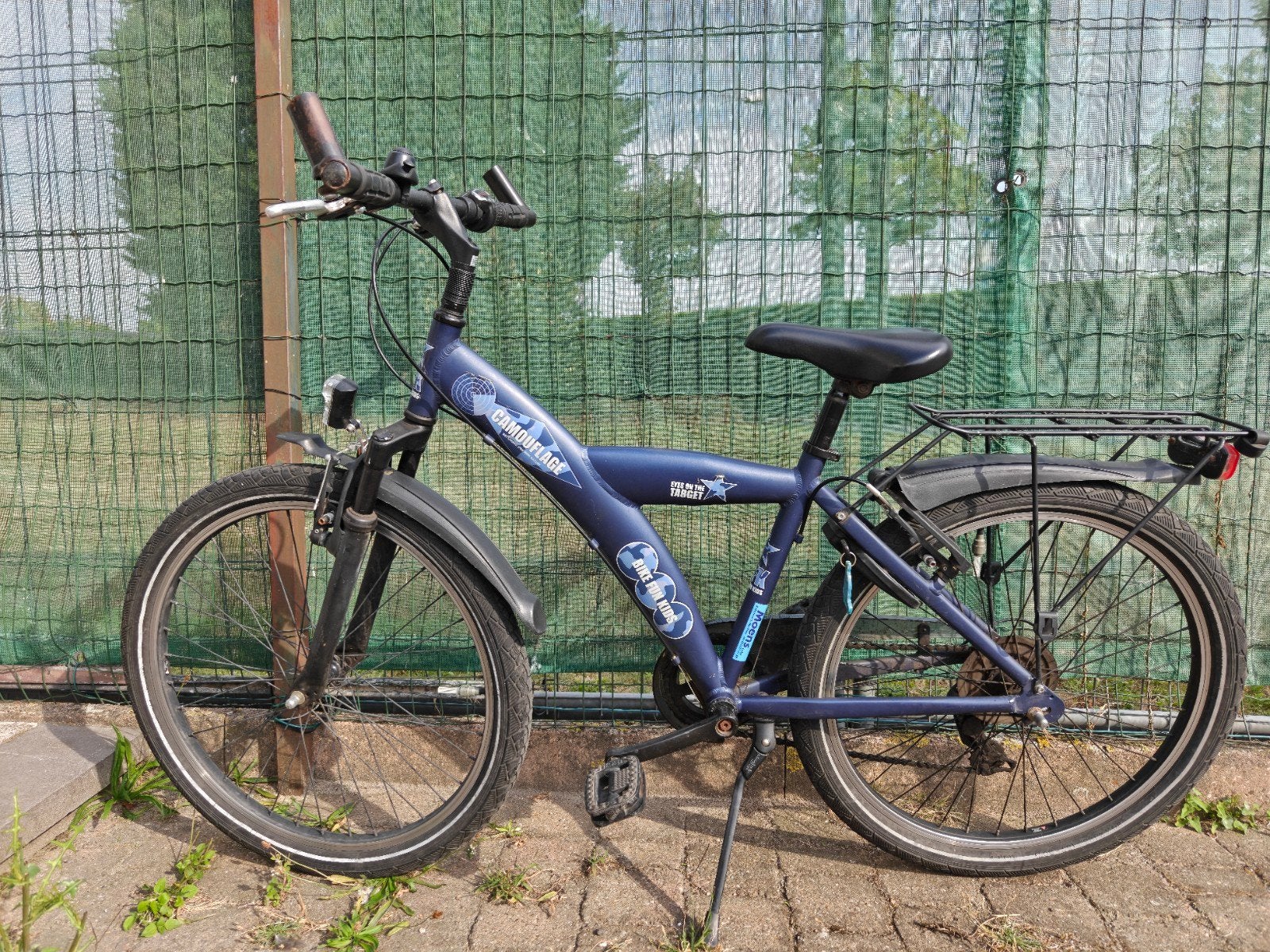 Bike Fun fiets Camouflage blauw, Enlèvement, 24 pouces, Vitesses