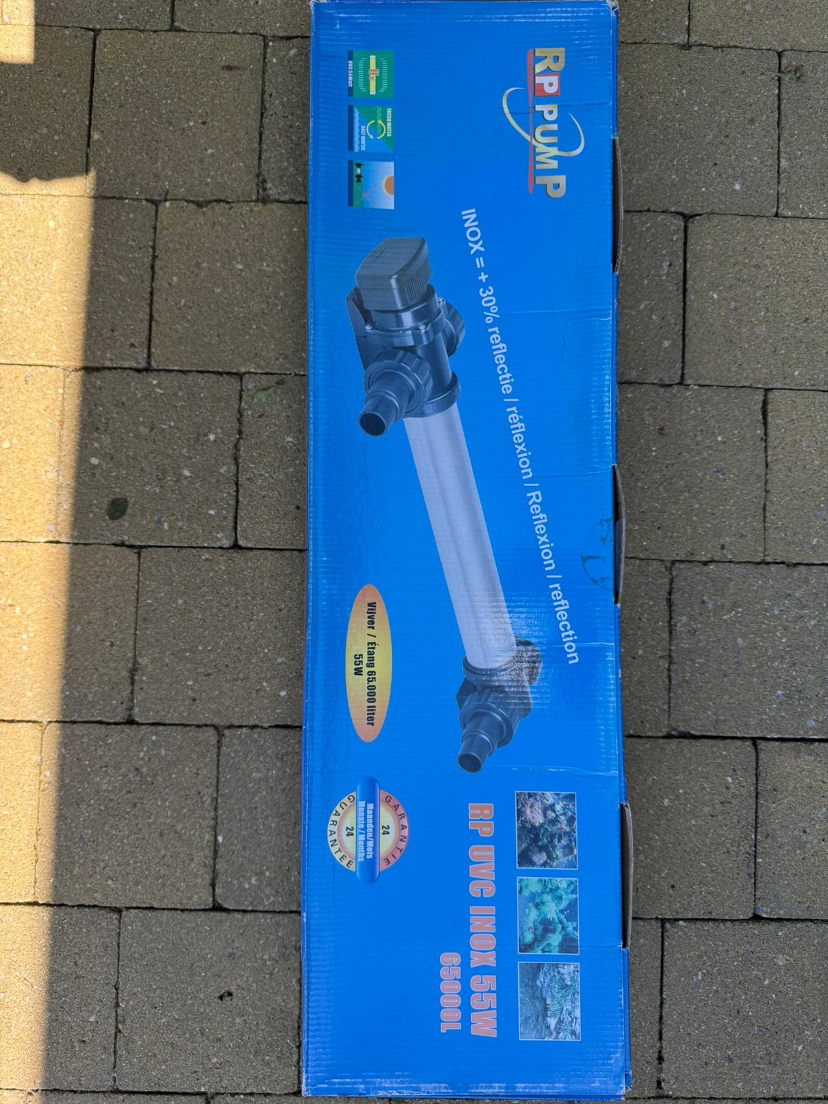 RP Pump UVC Inox 55W 65000L nieuwe, Tuin en Terras, Ophalen, Nieuw