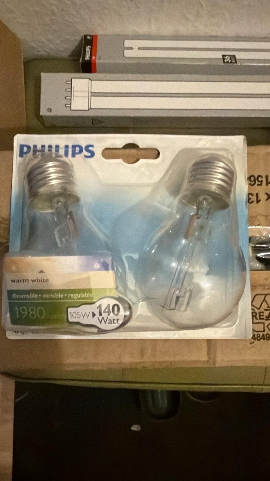 Phillips halogeenlamp, Ophalen of Verzenden, Zo goed als nieuw, Philips, Gloeilamp
