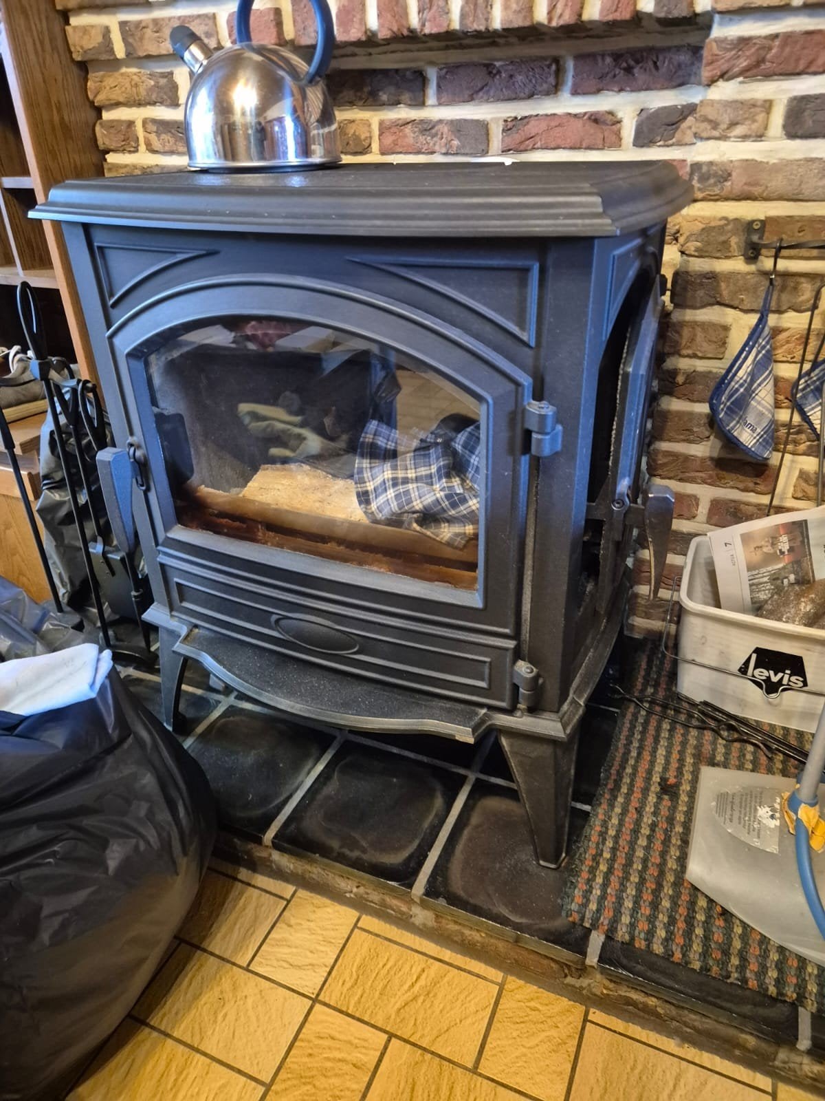 Houtkachel -Dovre WD640, Huis en Inrichting, Kachels, Ophalen, Gebruikt, Hout, Houtkachel