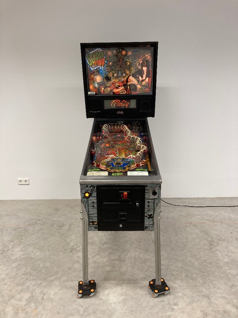 Bally Scared Stiff Flipperkast (1996) - Elvira, Bally, Flipper (jeu), Enlèvement, Imprimante matricielle