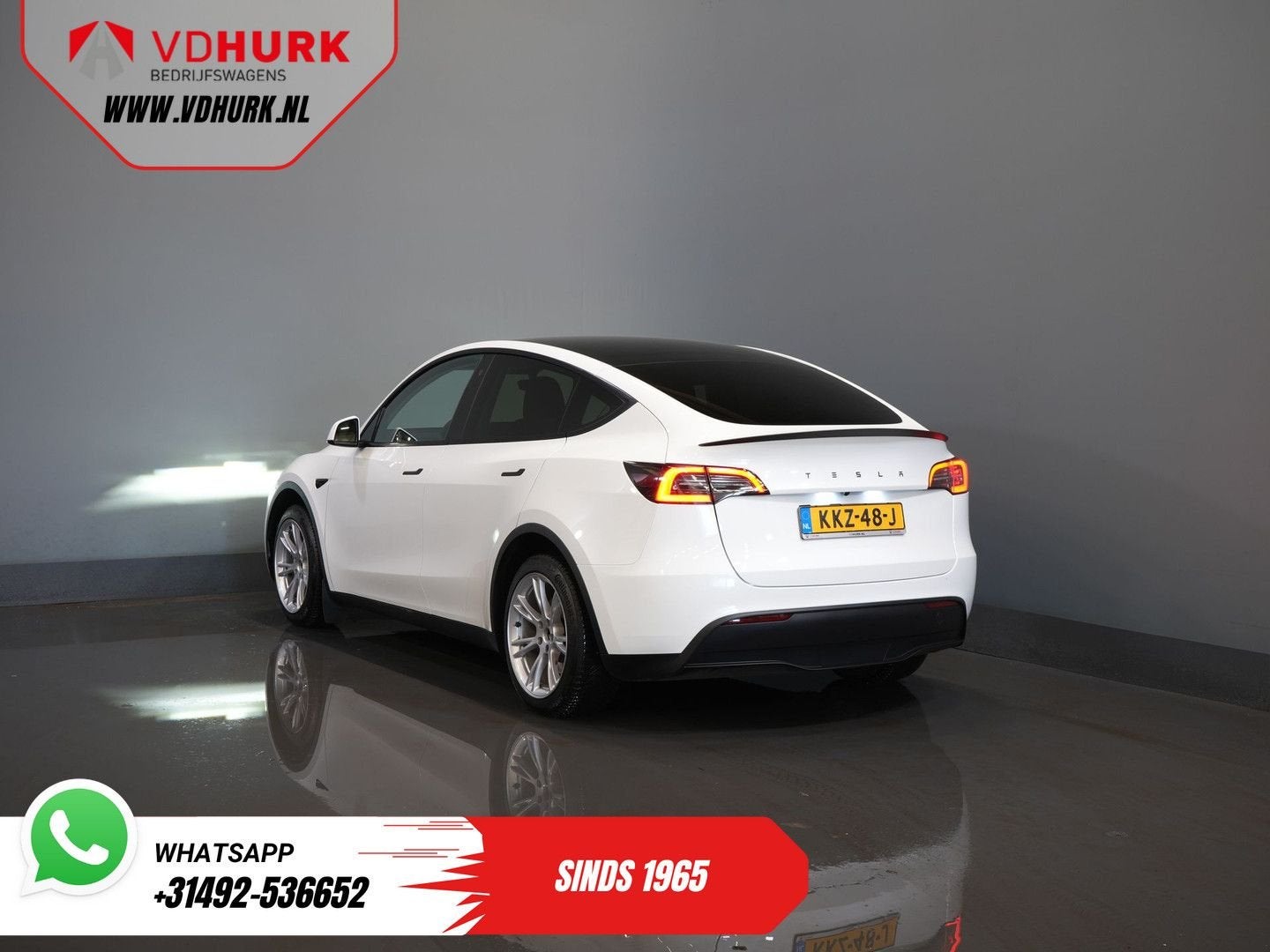Tesla Model Y Long Range AWD 75 kWh 540 km WLTP MARGE SOH 92, Autos, Tesla, Achat, Entreprise, Carnet d'entretien, Automatique