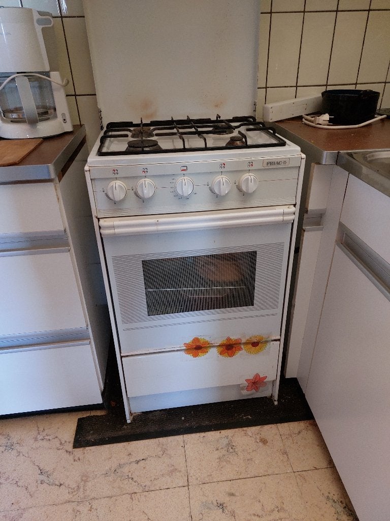 gasvuur, Ophalen, Gebruikt, 4 kookzones, Gas