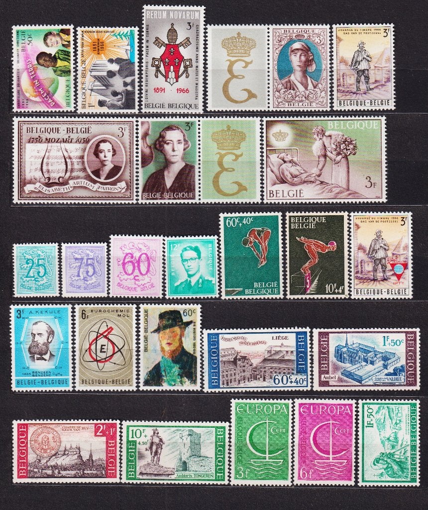 Belgique 1966 **, Envoi, Non oblitéré, Neuf