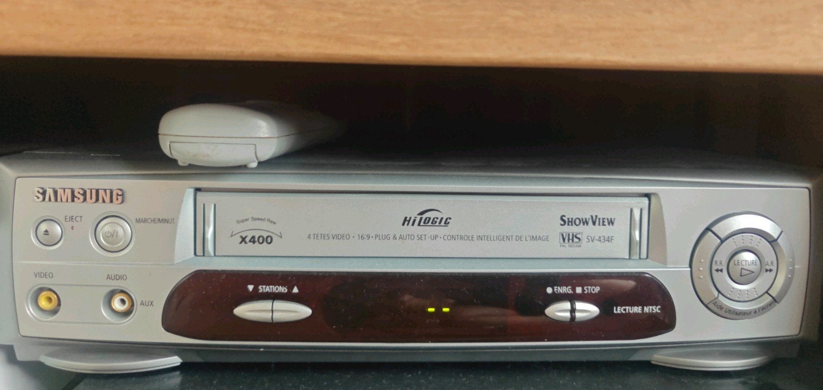 Samsung VHS speler SV-434F, Ophalen