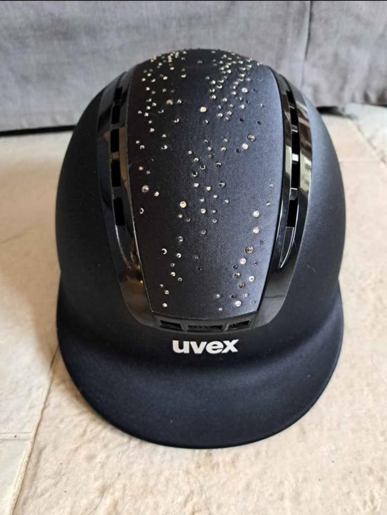 Uvex Cap Exxeed Diamond zwart, Dieren en Toebehoren, Ophalen, Cap