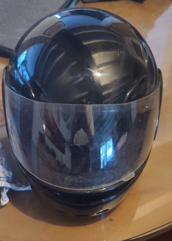 Integraalhelm zwart maat L, Motoren, Integraalhelm, L, Tweedehands, Ophalen