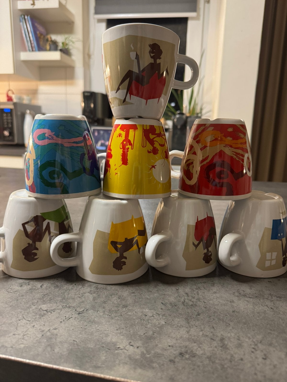 Douwe Egberts kopje,melkkannetje en kom, Ophalen of Verzenden, Zo goed als nieuw