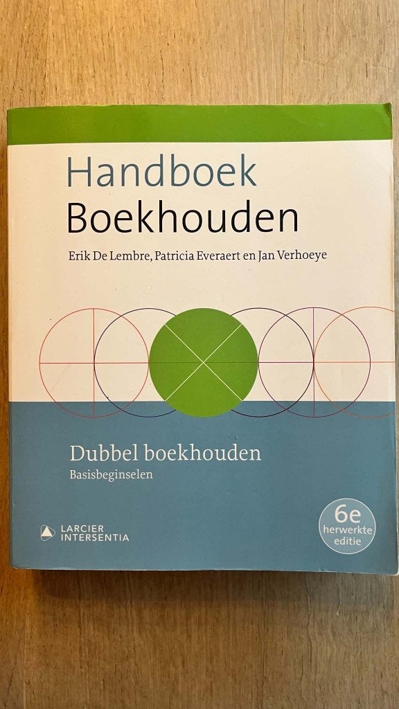 Handboek boekhouden (dubbel boekhouden), Ophalen of Verzenden