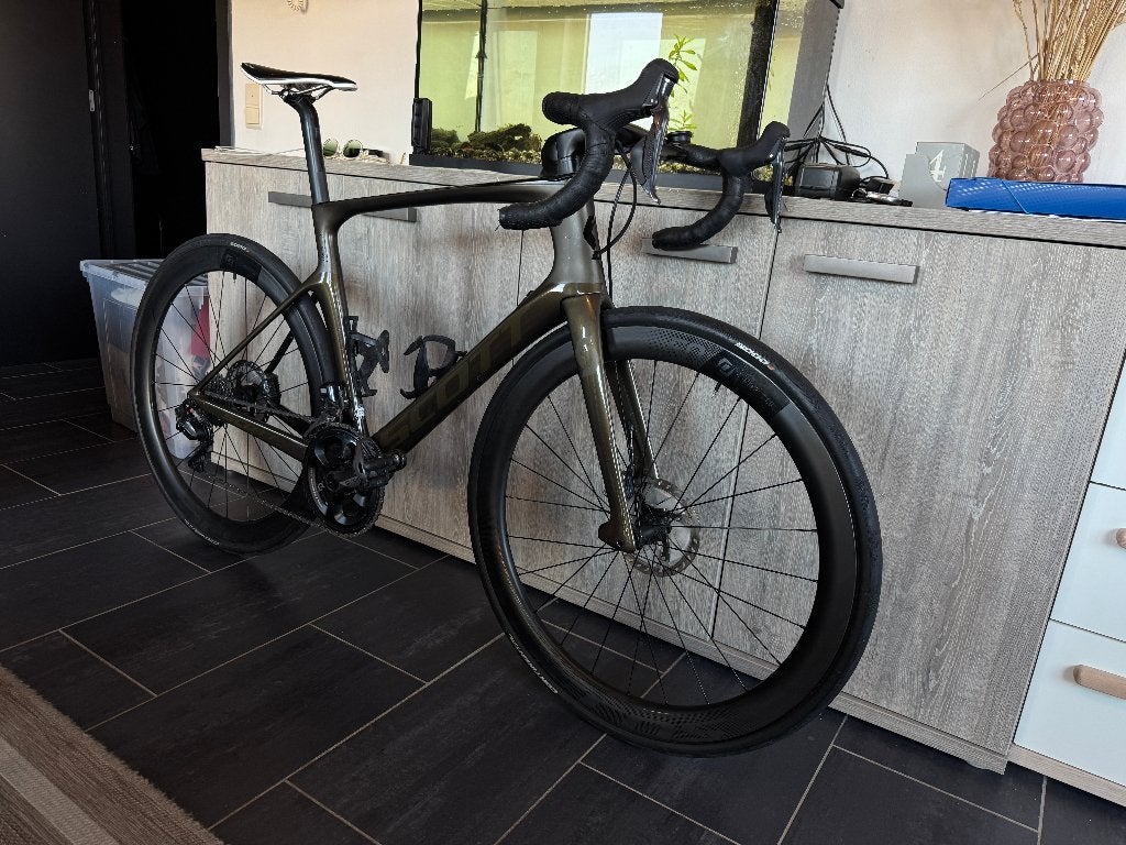 Racefiets Scott Foil 10 Aero (Maat L) – Ultegra Di2, Syncros, Femmes, 57 à 61 cm, Comme neuf, Enlèvement