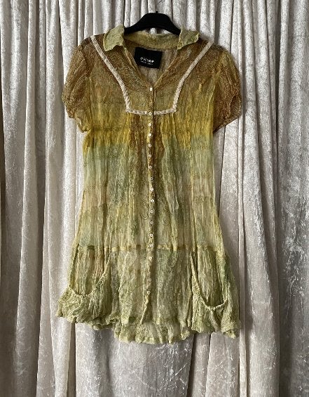 Blouse soie t-2, S-M, Kleding | Dames, Blouses en Tunieken, Ophalen, Zo goed als nieuw, Maat 36 (S), Meerkleurig