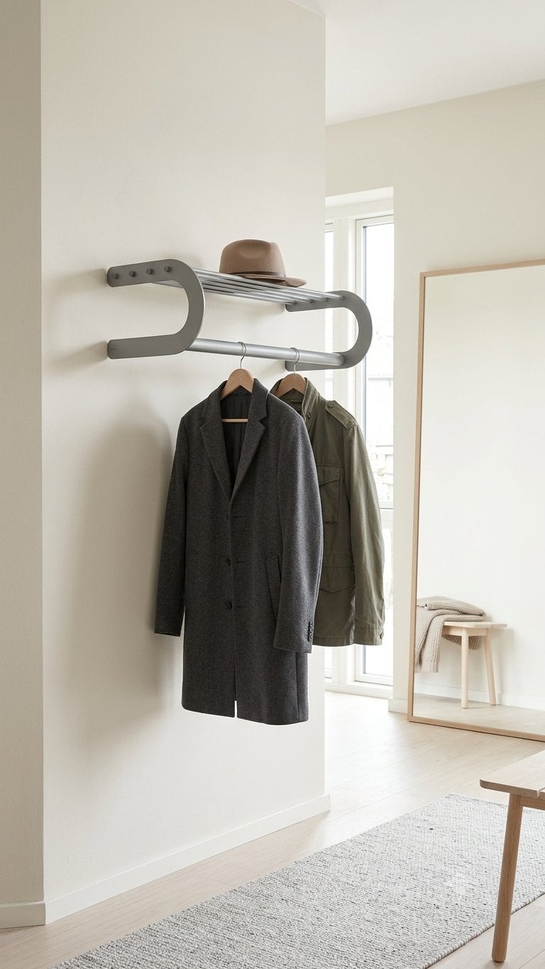 Kapstok Stelton wandbevestiging, Huis en Inrichting, Woonaccessoires | Kapstokken, Nieuw, Minder dan 100 cm, Metaal, Ophalen