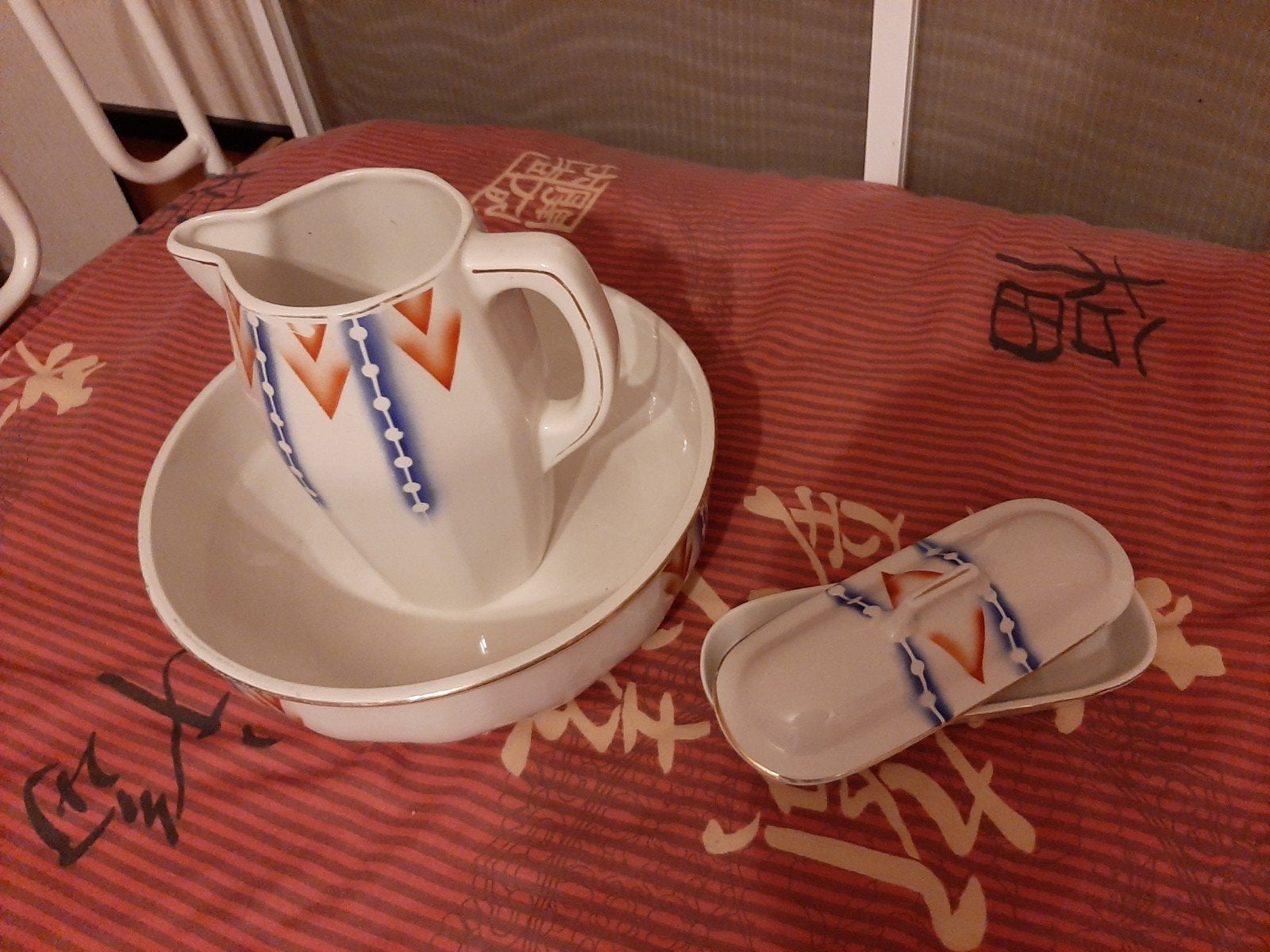 lampetstel met 4 stuks, Antiek en Kunst, Ophalen