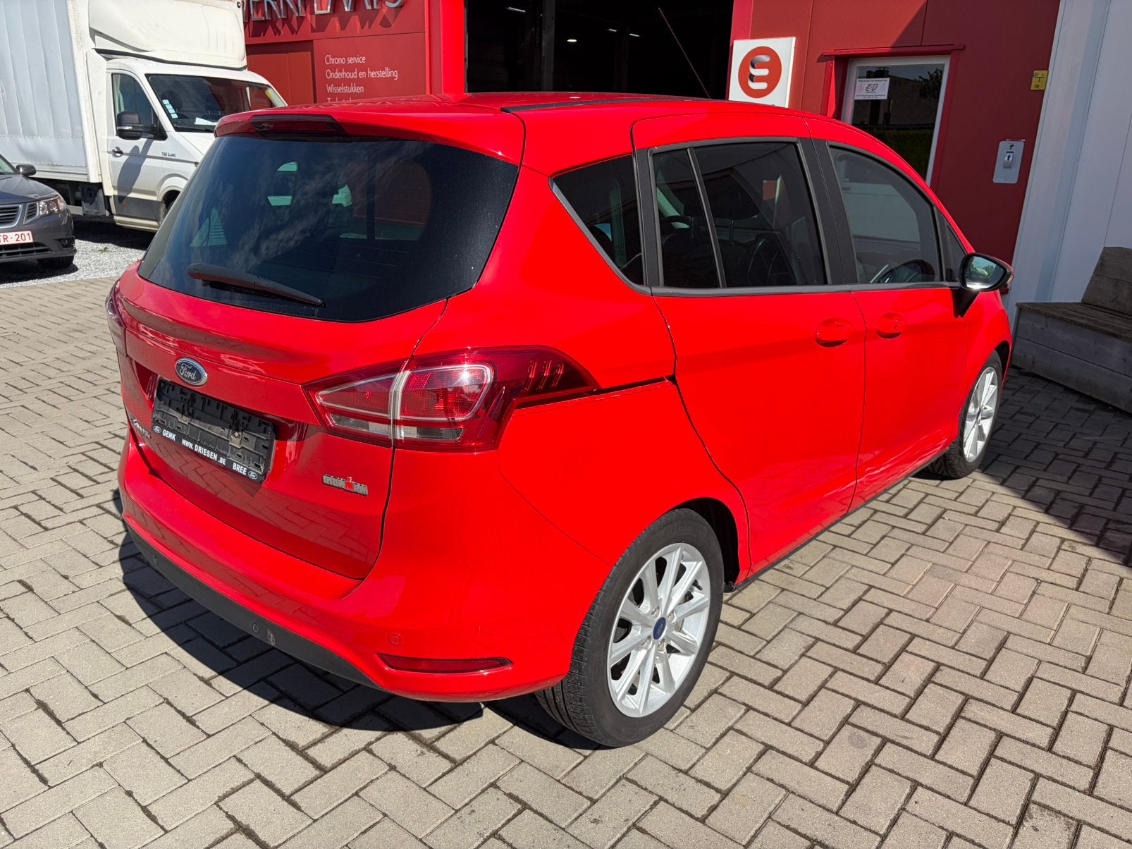 Ford B-Max 1.6i 77kw Automaat, Auto's, Monovolume, Zwart, 4 cilinders, B-Max